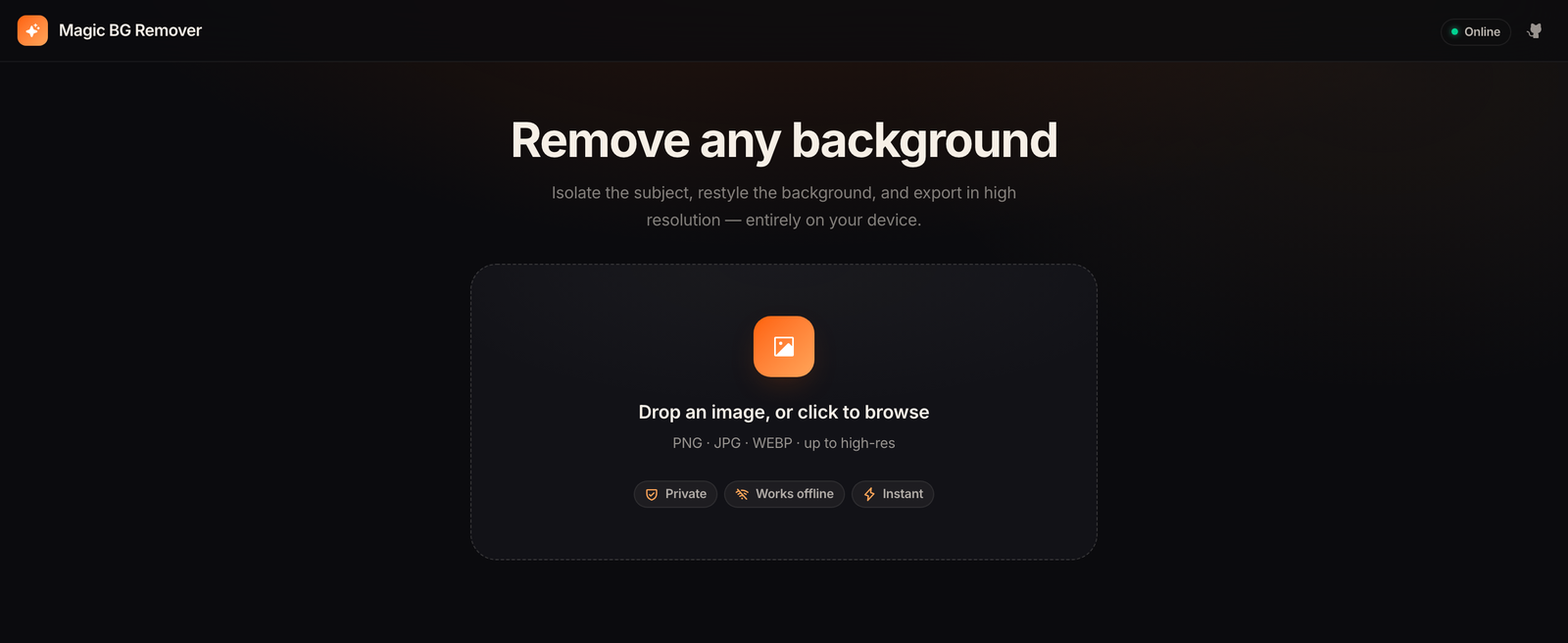 Magic BG Remover screenshot